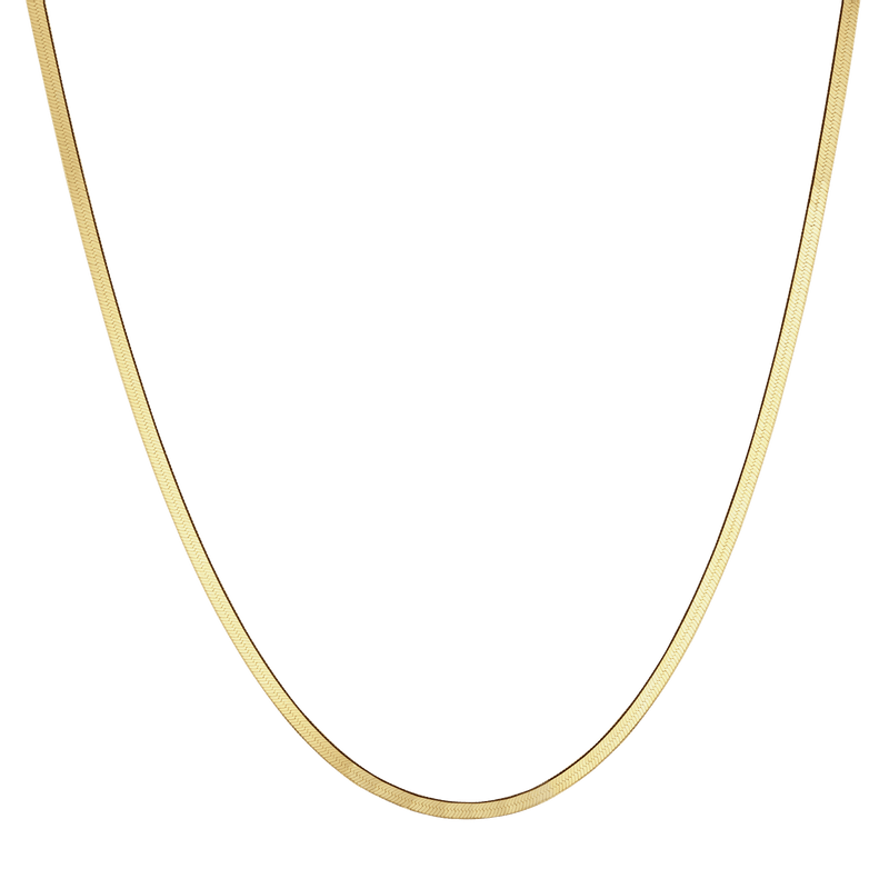 Herringbone Gold Chain