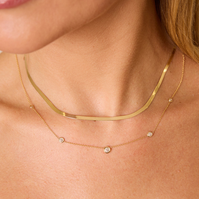 Herringbone Gold Chain