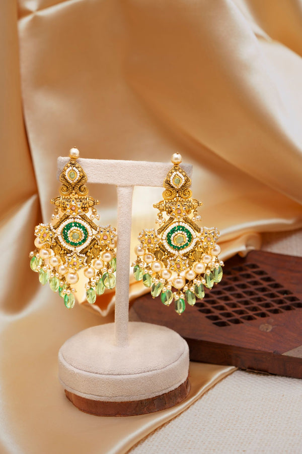 Heritage Kundan Earrings