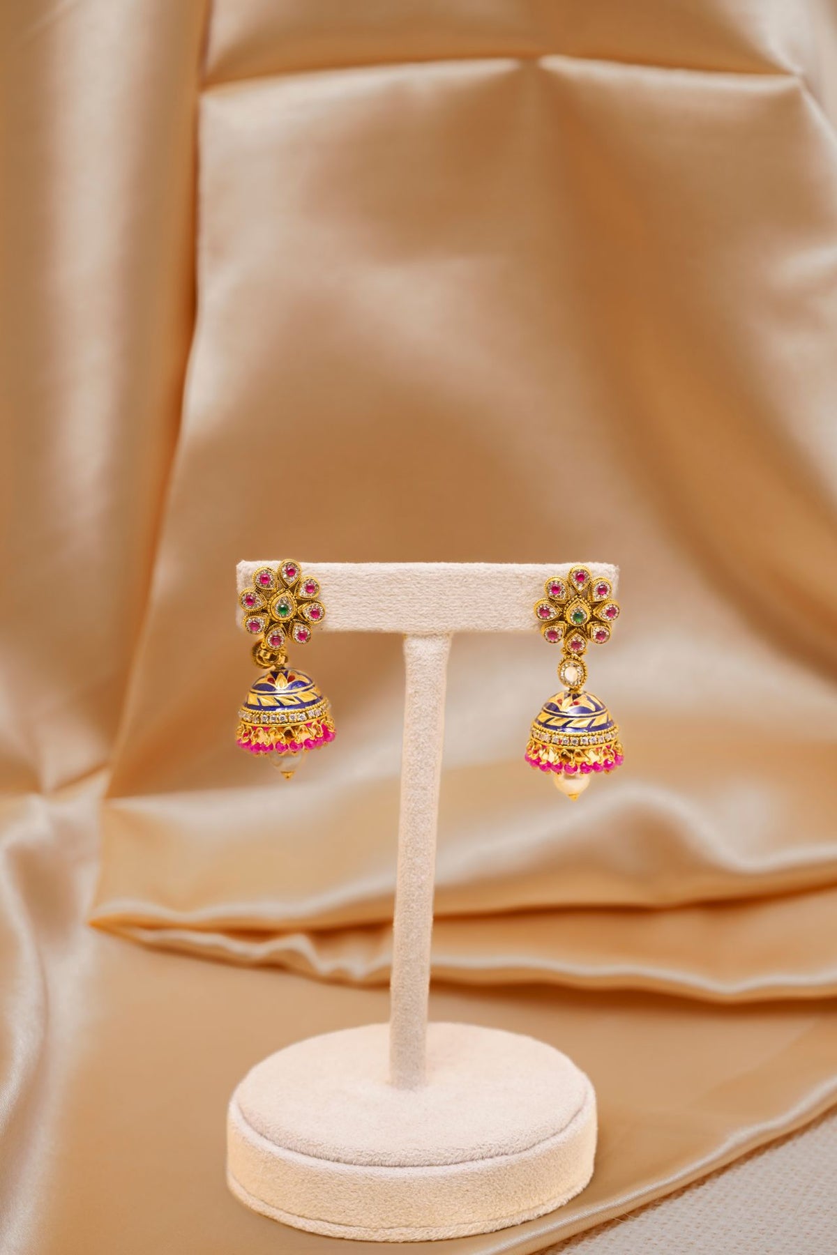 Multicolor Jhumka Earrings